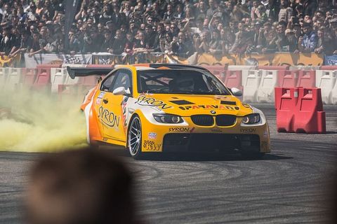 调谐世界，汽车，漂流，砂砾，烟雾，交通，交通方式，机动车