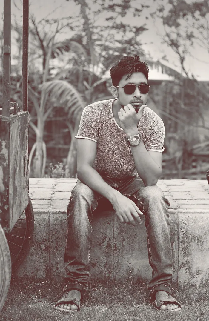 公文包，男士，款式，太阳镜，正坐，黑白，人物，严肃