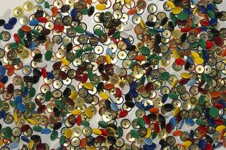 指甲、彩色、图钉、颜色、背景、图案、纹理、抽象