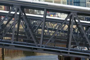 汉堡、港口、桥梁、landungsbrücken、投资者、渡轮、桥梁、船只