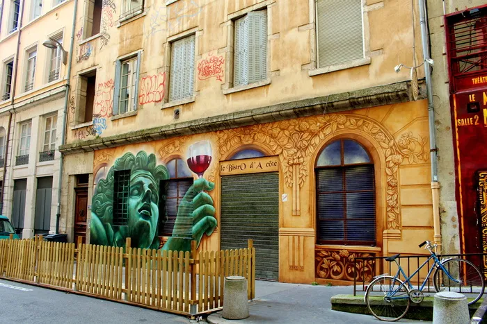 剧院，法国里昂，老城，城市，法国里昂，建筑，人物