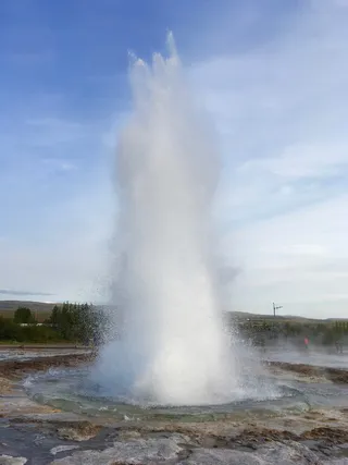 冰岛，haukadalsvegur，运动，水，自然力，地质，天空，喷发