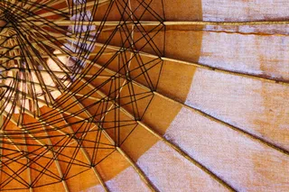 屏幕, 阳伞, 从底部, 遮荫树, 亚洲伞, 亚洲, 纸伞, 模式