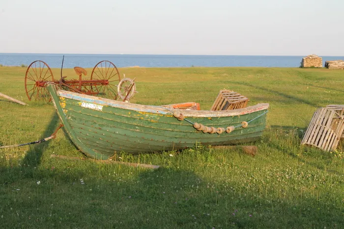 船、海、新不伦瑞克、水、陆地、天空、草地、地平线