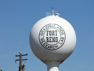 水塔，水塔，水，储存，供应，里诺堡，地标，俄克拉荷马州