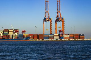 海运、集装箱、出口、货物、船舶、贸易、进口、航运