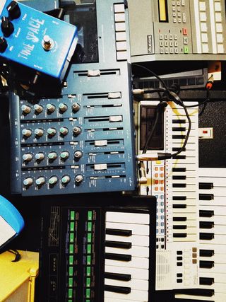 美国, 旧金山, 合成器, 声音, 工作室, 卡西欧, 仪器, 音乐