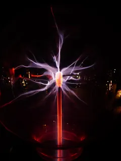 等离子灯, 放电, 电流, 灯, 电, 橙, 紫, 实体玩具 等离子灯, 放电, 电流, 灯, 电, 橙, 紫, 实体玩具