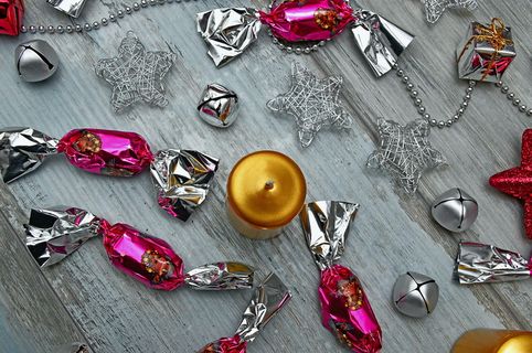 魅力、圣诞节、装饰、庆祝、节日、闪光、装饰、灯光