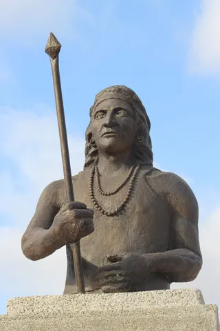 厄瓜多尔，南非，印度人，蓝天，雕像，印度夏天，山脉，自然