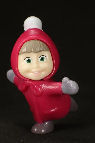 玛莎，玩具，儿童，雕像，可爱，表现，黑色背景，摄影棚拍摄