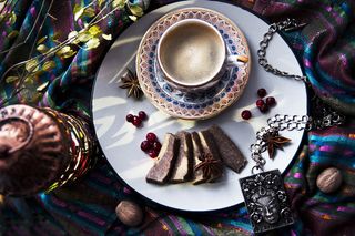 咖啡，foodfoto，urbich，食物，东方，餐厅，美味，晚餐