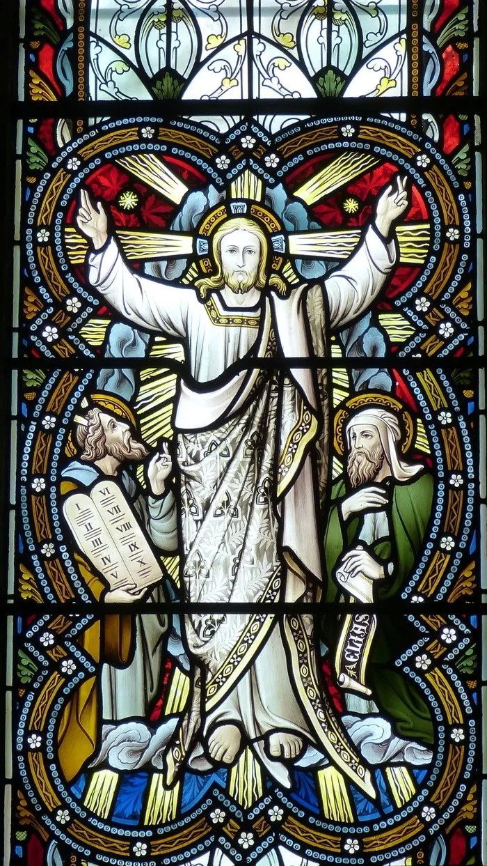 耶稣基督，彩色，玻璃，教堂，窗户，教堂窗户，耶稣，变形