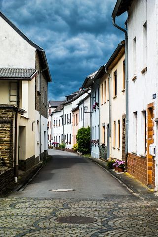 云、道路、房屋、天空、天气、威胁、威胁、unkel