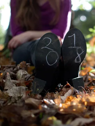 美国，莫加多尔，wingfoot湖州立公园，白垩，乡村，秋天，树叶，老年