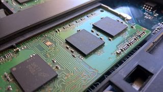 黄金、零件、计算机、电子、芯片、黑色、绿色、makro