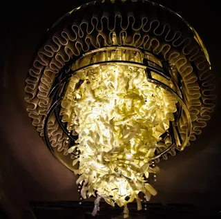 枝形吊灯、照明、灯具、照明、室内装饰、当代、餐饮、无人