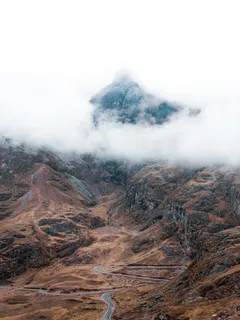 空中,摄影,蜿蜒,道路,引导,山,云,天空 空中,摄影,蜿蜒,道路,引导,山,云,天空