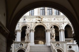 doge palace，威尼斯，意大利，palace，venetian，arch，architecture，Build structure