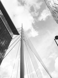 建设, 桥, 办公楼, 塔, 架构, 尖顶, 尖顶, 城市