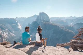 自然，户外，山脉，山，人，人，峰，远足