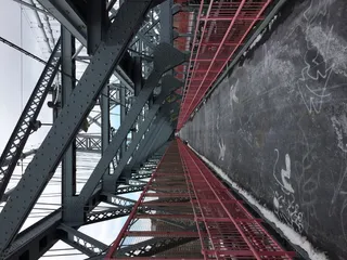 纽约，威廉斯堡大桥，美国，布鲁克林，大桥，冬季，已建结构，建筑