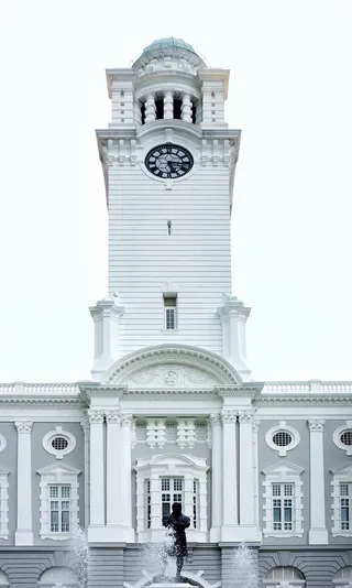 建筑、建筑、时钟、立面、透视图、时间、窗户、建筑外部