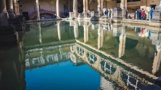 英国巴斯，罗马人，反思，水，英国，文化，博物馆