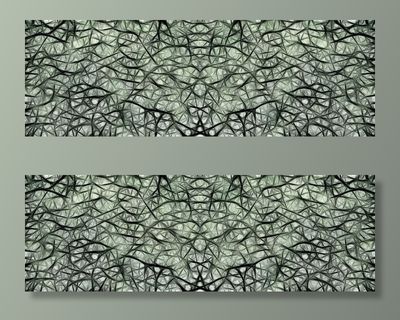 黑色数码墙纸，神经元，脑细胞，脑结构，大脑，网络，树篱，纱线