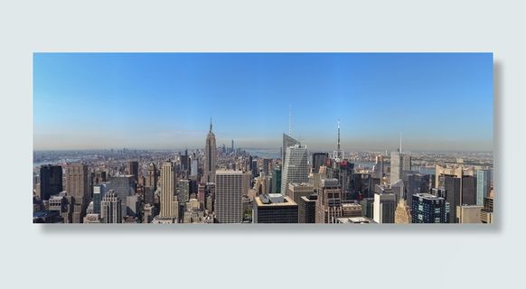 航空、摄影、城市、景观、白天、纽约、天际线、曼哈顿