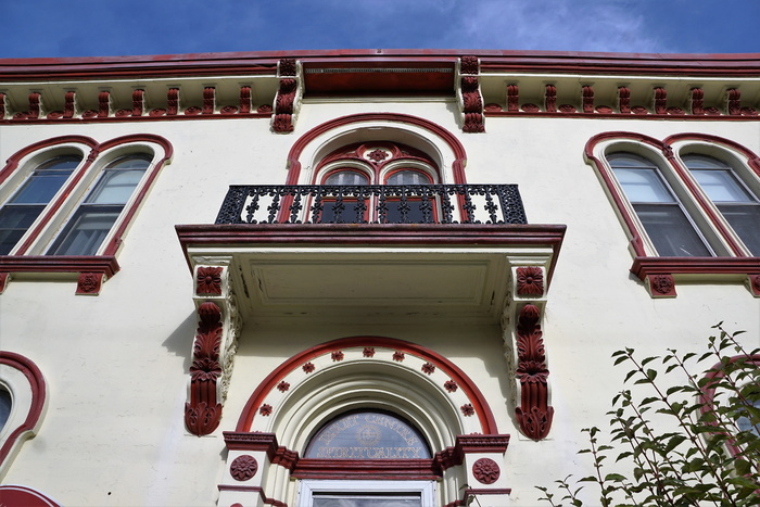 住宅、立面、加拿大、哈利法克斯、建筑、阳台、窗户、门