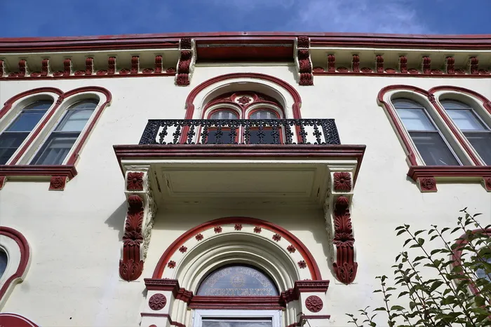 住宅、立面、加拿大、哈利法克斯、建筑、阳台、窗户、门