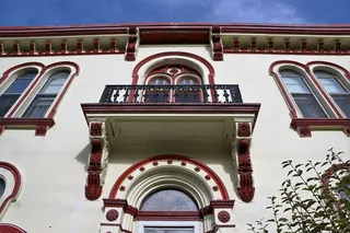 住宅、立面、加拿大、哈利法克斯、建筑、阳台、窗户、门