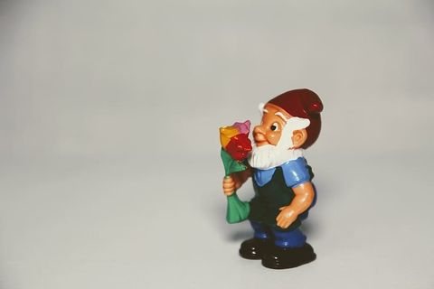 überrashongseifiguren，玩具，儿童，儿童惊喜，矮人，花园侏儒，花朵侏儒，花束