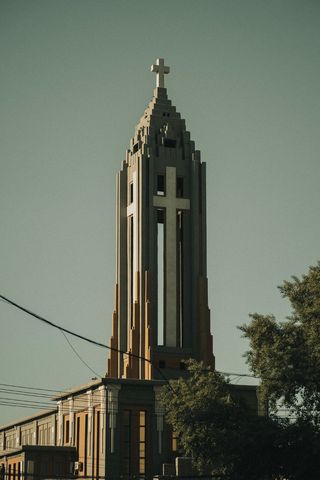 建筑、建筑、结构、教堂、天主教、十字架、圣徒、宗教