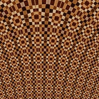 棕色和米色格子织物