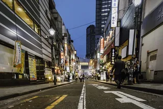 城市，道路，人，街道，建筑，建筑物，市中心，日本