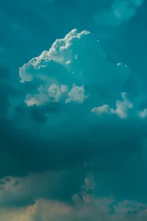 多云天空的航空摄影 多云天空的航空摄影