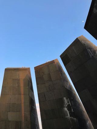 纪念碑，建筑，建筑，无名路，亚美尼亚，埃里温，柱子，方尖碑