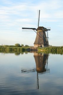 mill，kinderdijk，荷兰，荷兰，旅游业，磨坊叶片，景观，可再生能源