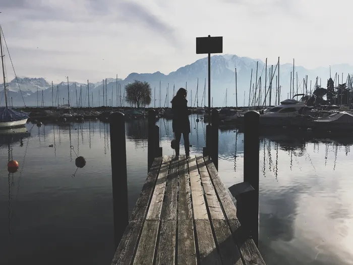 瑞士，克莱伦，瑞士里维埃拉，山脉，瑞士山脉，雪，湖，自然