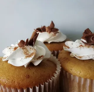 食物，美味，美味食品，镜头，细节，卡布奇诺，巧克力，纸杯蛋糕