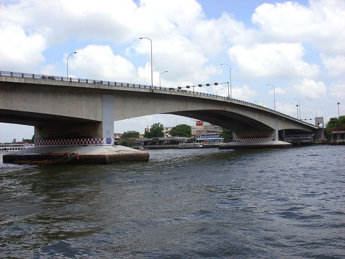 平湖大桥横跨曼谷湄南河