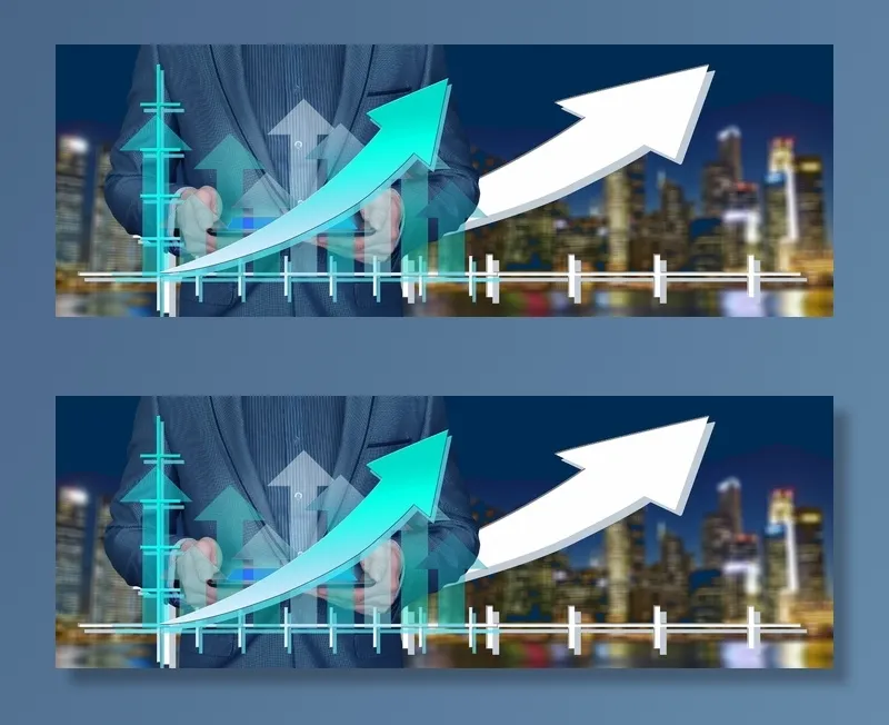 绿色、白色、箭头、前进、商人、基金会、融资、计划