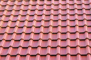 屋顶，住宅，瓷砖，新，屋顶，建筑，住宅开发，红色