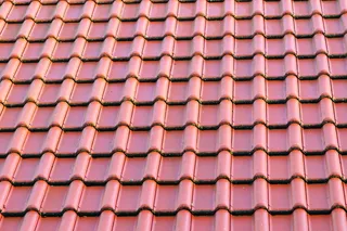 屋顶，住宅，瓷砖，新，屋顶，建筑，住宅开发，红色