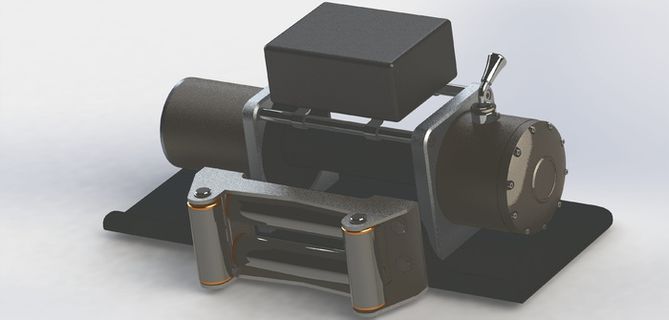 绞车，模型，动画，室内，黑色，无人，灰色，工作室拍摄