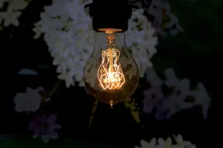 发光led灯泡，灯泡，消失，老式灯泡，复古灯，灯泡，关闭，电热丝