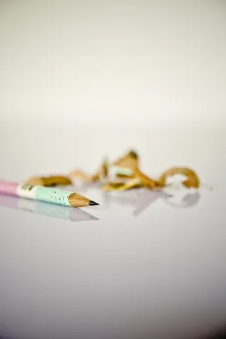 倾斜照片, 铅笔, 铅笔屑, 倾斜, 照片, 铅笔, 指出, 木