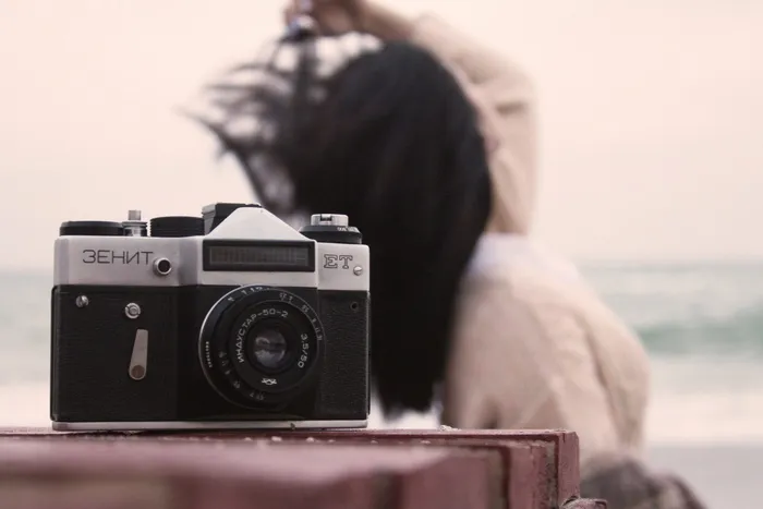 女孩，相机，海洋，天顶，镜头，摄影师，海湾，技术